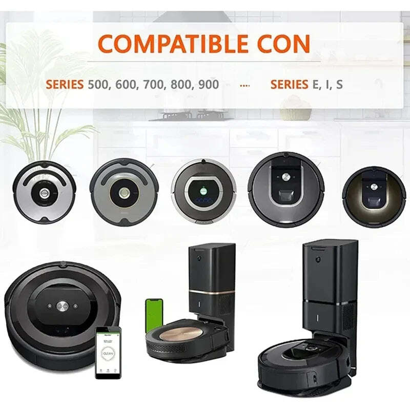 Anti Slip Rubber Wheels For Irobot Roomba 500 900 Series eBay