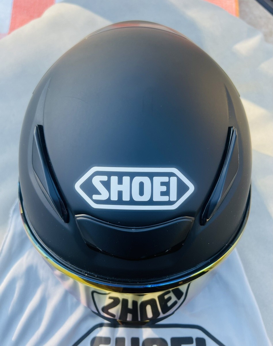 NEW Shoei Z8/NXR2 Black Full Face Helmet/Fluorescent Visor/Storage
