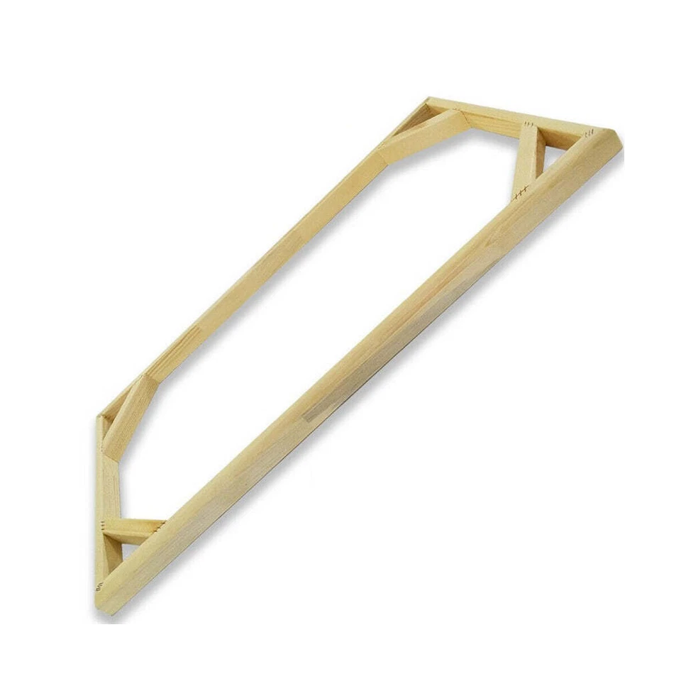 Telaio In Legno Listellare Levigato Per Montaggio Tela Rettangolare - Immagine 2 di 4