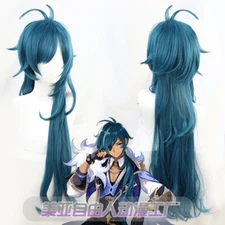 Game Genshin Impact Kaeya Alberch Cosplay party Wig