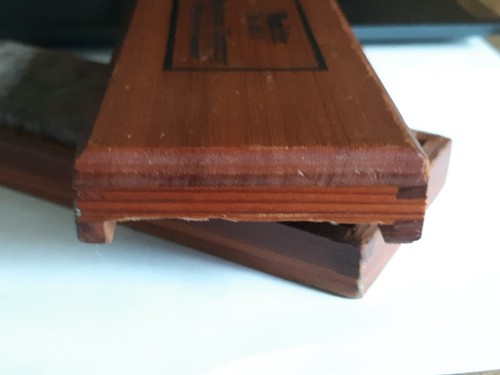 VINTAGE BROOKSTONE WASHITA 3231.8 SHARPENING STONE w/ CEDAR BOX PRE-OWNED AR USA - 第 6/8 張圖片