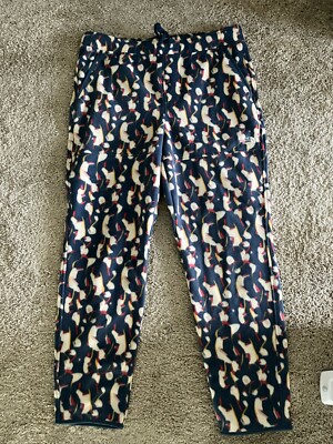 The North Face Men s Alpine Polartec 100 Pants Blue Multi Size M / L Regular
