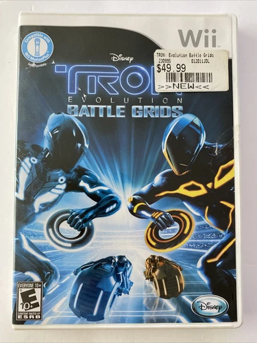 Tron Evolution Battle Grids (Nintendo Wii, 2010) Complete w/ Manual Tested