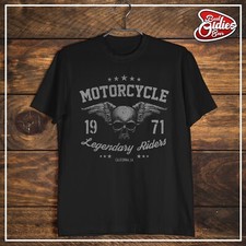 Motorcycle Skull T-shirt, Cruiser, Chopper, Enduro, Scooter, Racing Gift Shirt