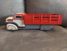 Vintage Marx Pressed Steel Stake Bed Truck.