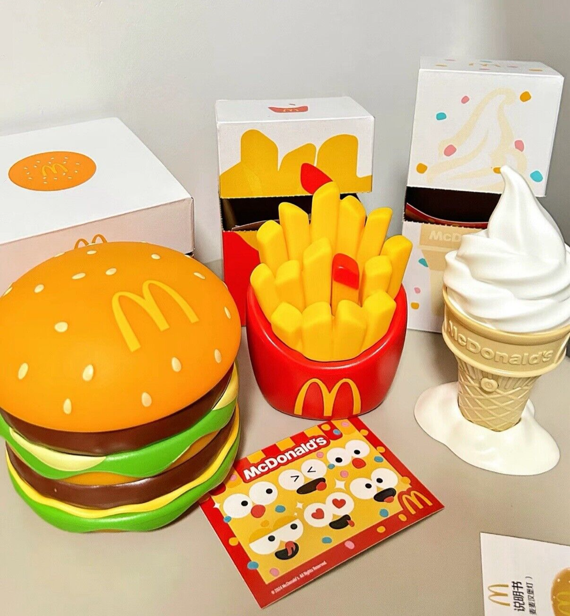 McDonald's 2024 Exclusive Big Mac, Fries & Cone Lights/Night Lamp