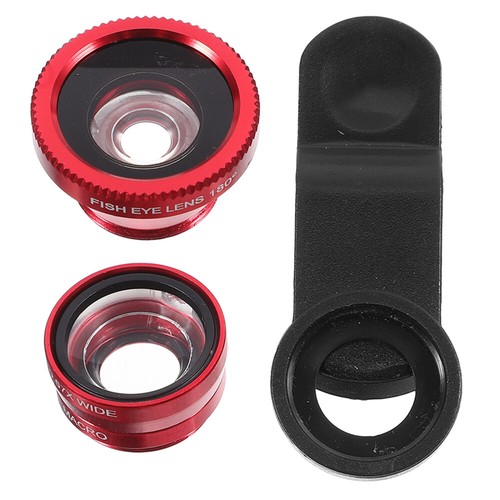 2 Sets Phone Lens Fish Eye Lens with Clip for Smartphone with Black Clip - 第 6/12 張圖片