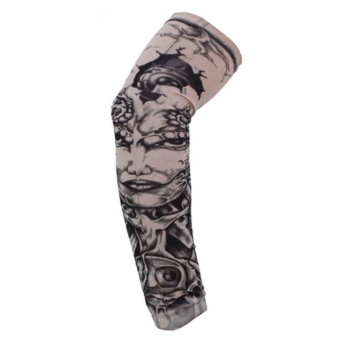 Outdoor Sport Arm Cover Sun Protection Tattoo Arm Sleeves Flower Arm Sleeves - Picture 23 of 34