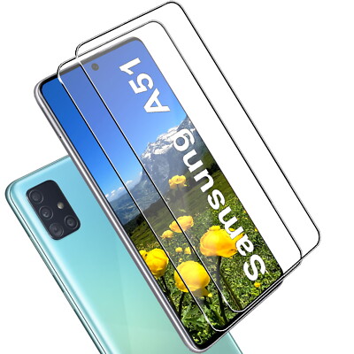 Für Samsung Galaxy A51 Echt Glas Display Schutz Panzerfolie 9H Schutzglas - 2x