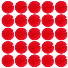 25 Pcs Red Clown Noses Cosplay Noses Foam Circus Noses for Halloween Christmas C