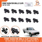 10x Front Radiator Grille Clip Fastener Toyota Pickup LN50 LN56 LN60 84-88