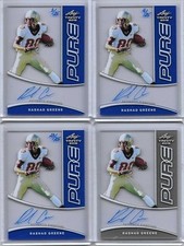 2015 Leaf Trinity Rashad Greene Blue PURE Glass Auto RC 9/25 WR FSU Jaguars