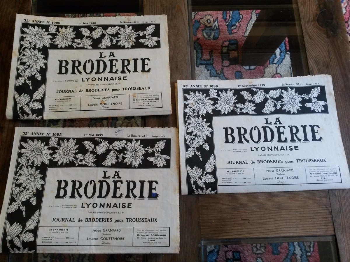 Ancien Album LA BRODERIE LYONNAISE – Hors-série Spécial N°11 (grand Format)