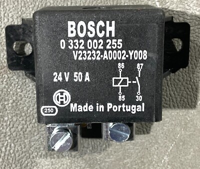 GENUINE Bosch Relay Main Current 0332002255 24 VOLT | eBay