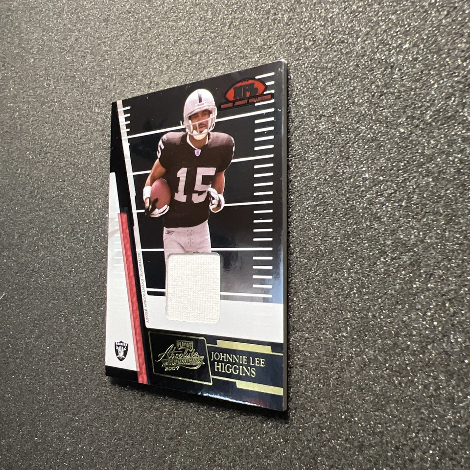 2007 Playoff Absolute JOHNNIE LEE HIGHINS #RJC-33 Rookie JERSEY - NFL RAIDERS - Image 3 of 4