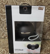 Quikcell SFERAA Bluetooth Portable Speaker Flips Open To Speaker Stand