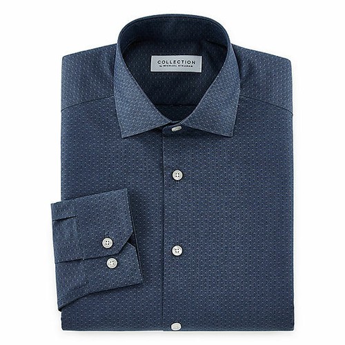 Michael Strahan Mens Wrinkle Free 