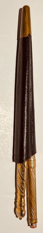 Pluma estilográfica/abridor de cartas/funda alemana de principios de 1900 Foto 2 de 4