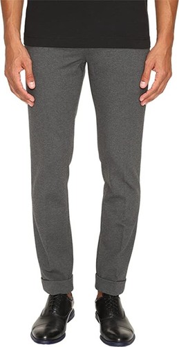 ATM Anthony Thomas Melillo Mens Charcoal Ponte Knit Cuffed Ankle Slim Pants 34 - 第 1/11 張圖片