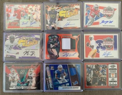Rookie card AUTO JERESY LOT