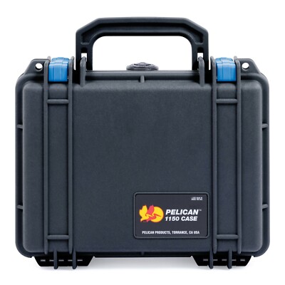 Black & Blue Pelican 1150 case with foam.