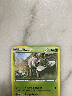 Pokemon Durant 9/122 XY BreakPoint Trading Card Iron Ant Pokémon HP 70  -2016