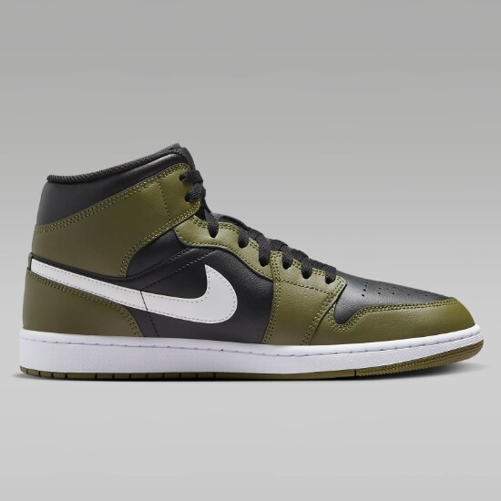 air jordan 1 mid olive canvas