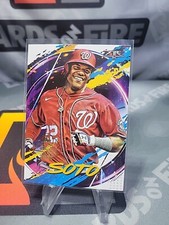2020 Topps Chrome Juan Soto Topps Fire Preview #FP-6 Nationals