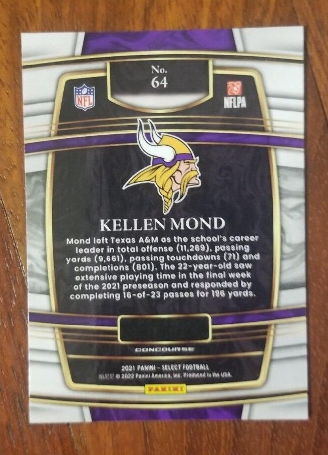 2021 Select Rookie, Base, Insert & Parallel Football Cards Pick Your