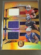 2019 Gold Standard 60/199 Marquise Brown N'Keal Harry Deebo Samuel Rookie RC