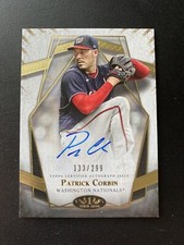 2022 Topps Tier One Prime Performers Auto /299 Patrick Corbin #PPA-PC Auto