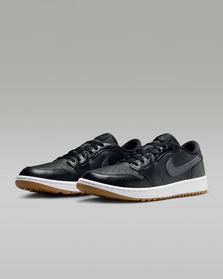 Size 9 - Air Jordan 1 Golf Low Black Gum for sale online | eBay