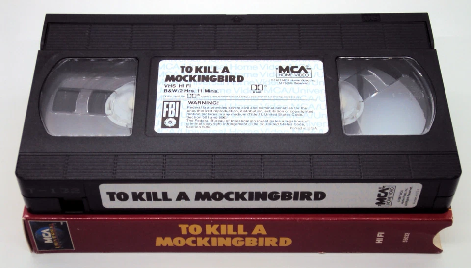 TO KILL A MOCKINGBIRD & A PLACE IN THE SUN VHS Gregory Peck Elizabeth Taylor Foto 4 de 4