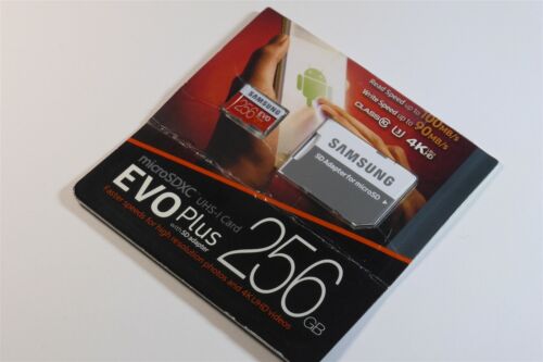 Samsung 256GB Evo Plus Micro SDXC UHS-I Class3 Memory Card - Refurbished - Picture 1 of 2