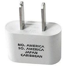 International Plug Adapter, European to USA