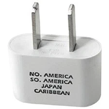International Plug Adapter, European to USA