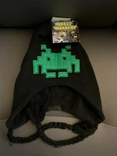 New with Tags NWT Space Invaders Peruvian Beanie Laplander Hat