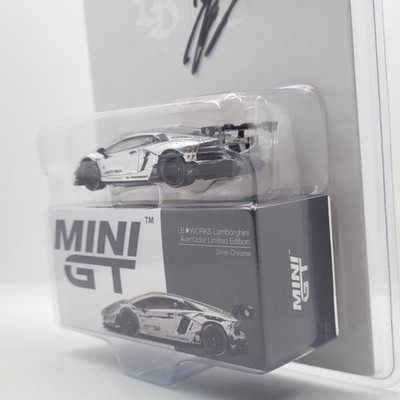 MINI GT LB WORKS LAMBORGHINI AVENTADOR LBWK CHROME IMX 2025