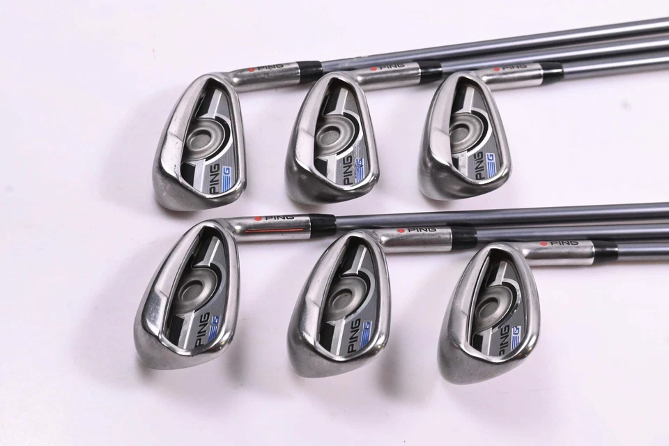 Ping G Series Irons / 5-PW / Red Dot / Senior Flex Ping TFC 419 Shafts - Image 2 of 4