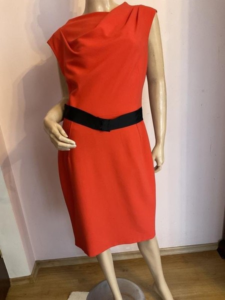 Women ROKSANDA Dress Coral Polyester 42 / XL / 50