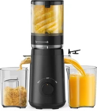 300W Cold Press Juicer Machine - 5.3" Extra Large Feed Chute Fits Whole Fruits