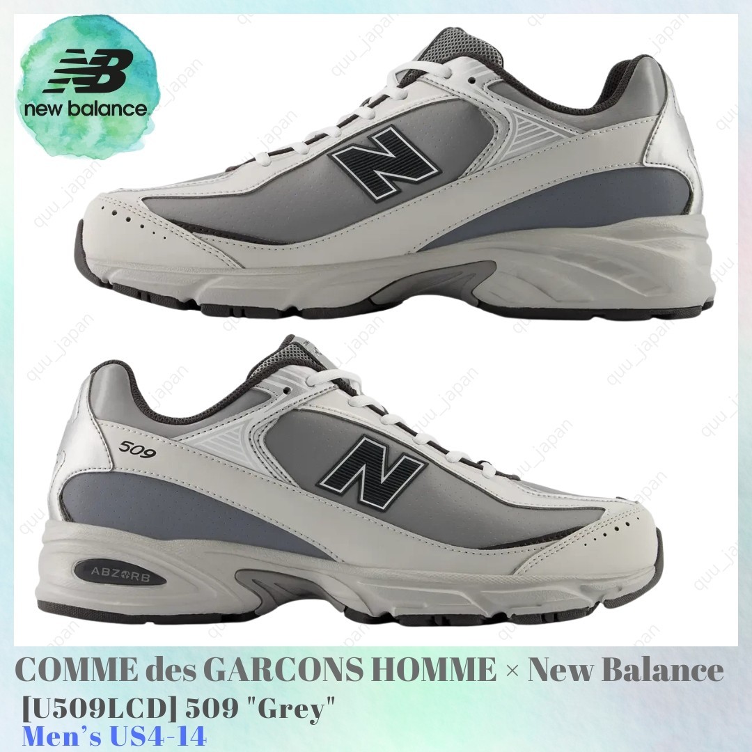 COMME des GARÇON HOMME NB U509LCG us9 COMME des GARCONS HOMME × New Balance 509 Grey U509LCD Men's US4