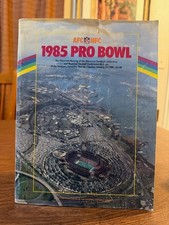 1985 NFL Pro Bowl Program AFC vs NFC  Dan Marino Joe Montana Walter Payton years