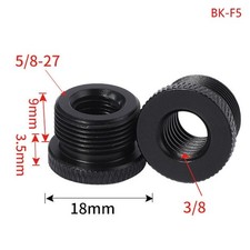 3/8" Female to 5/8" Male Thread Screw Bolt Aluminum Alloy for Tripod 5/8-27