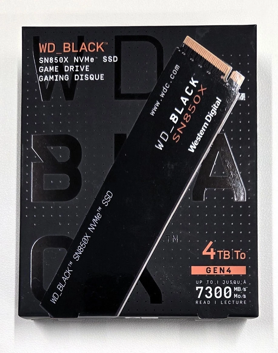 Western Digital Solid State Drives 4 TB Storage Capacity for sale