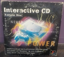 Sony PlayStation 1 PS1 Interactive CD Sampler Demo Disc Volume 4 w Sleeve Tested
