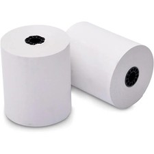 Iconex ICX90742242 3.25 in. x 243 ft. 1 Ply Bond Paper POS Receipt Roll Whit...