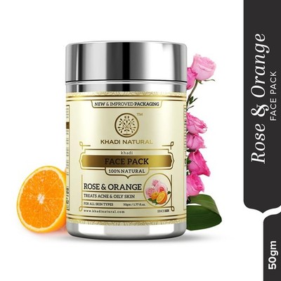 Natural Herbal Face Pack Helps Cleanse, Exfoliate & Improve Skin Texture 60g