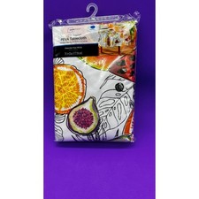 Mainstays 70" Round PEVA Vinyl Tablecloth Fruit Summer Picnic BBQ Party