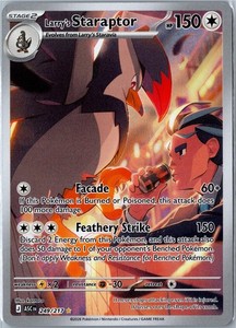 Larry's Staraptor 249/217 Ascended Heroes Illustration Rare Holo